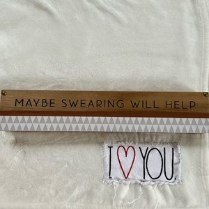 “Maybe Swearing Will Help” Home or Office Decor